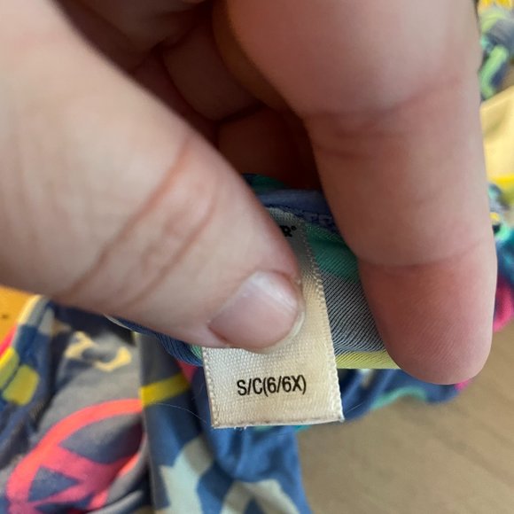 Girls 6x Small Swim Suit one piece Backless - Picture 2 of 5